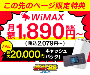 Gmoとくとくbb Wimax 5g の詳細 ポイントタウン Bygmo