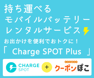 【即ポイント】Charge SPOT Plus【最大2ヶ月無料】（チャージスポットプラス）